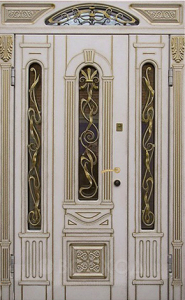Фото стальная дверь Парадная дверь №77 с отделкой МДФ ПВХ